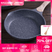 JEETEE Non Stick Frying Pan with Lid, 3 Sizes, Induction-Compatible