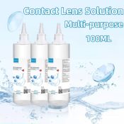 All-in-One Contact Lens Solution 100ML - Travel Friendly Care