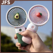 JFS Mini USB Handheld Fan - Portable and Rechargeable