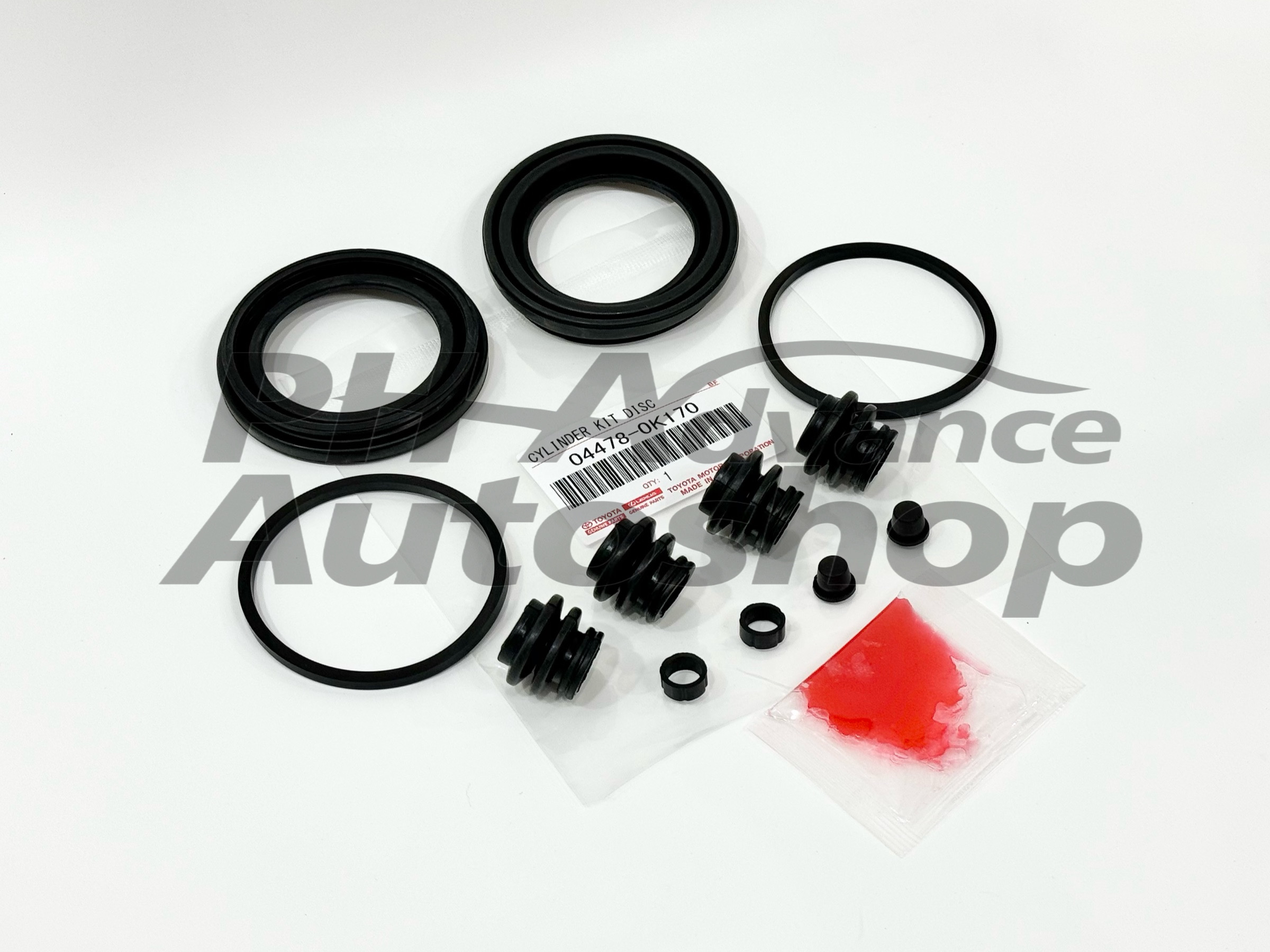 Honda Jazz Rear Brake Caliper Repair Kit - 2002-2008 Models - Seals & Parts BCK3012G