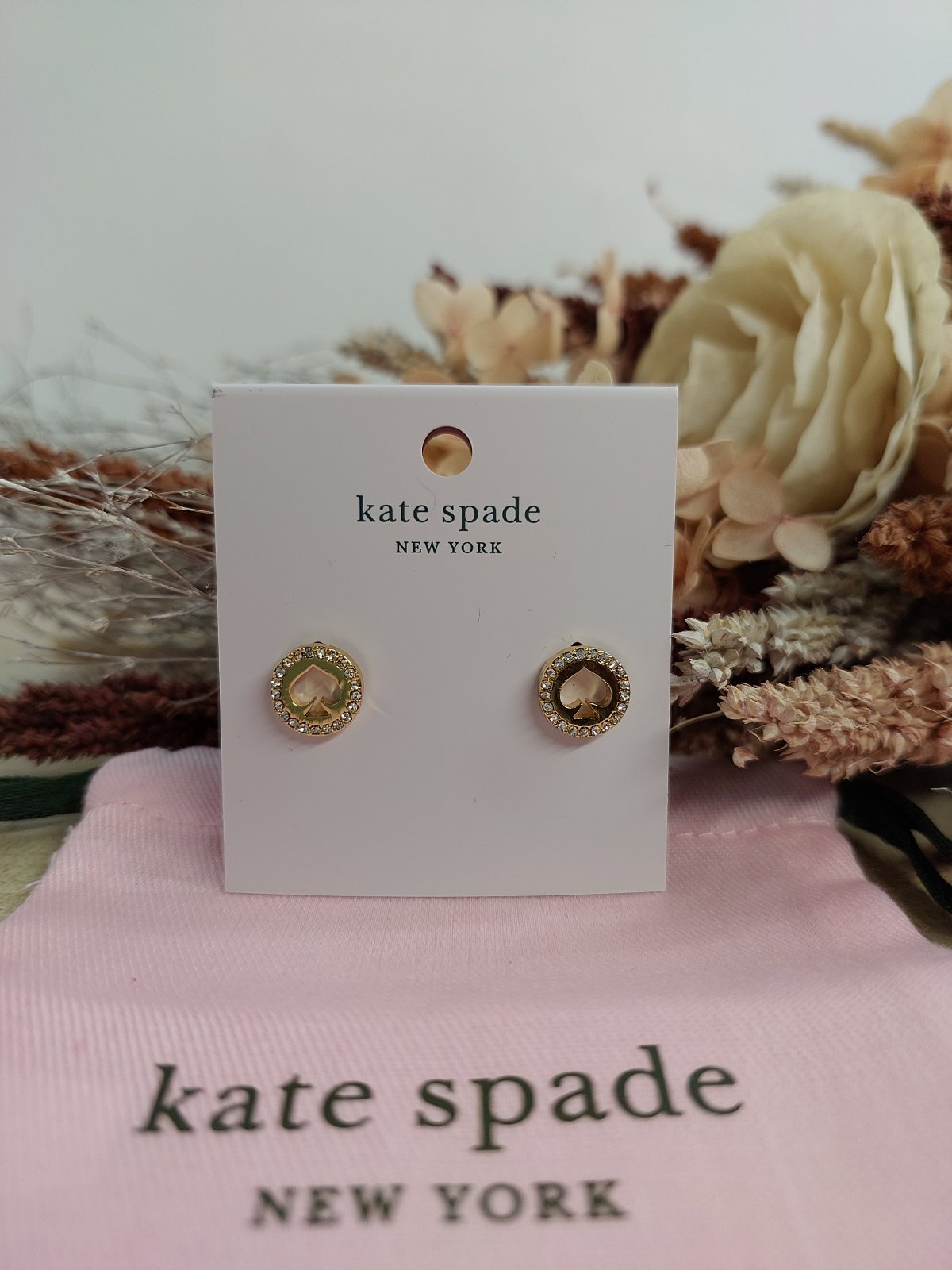 Kate spade best sale pave halo studs