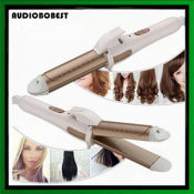 2 In 1 Hair Straightener And Curler Iron Brown