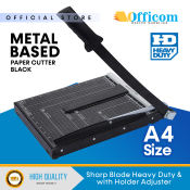 Officom A4 Heavy Duty Paper Cutter with Adjustable Blade