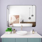 Furniturer Self-Adhesive Bathroom Mirror - Multiple Sizes Available