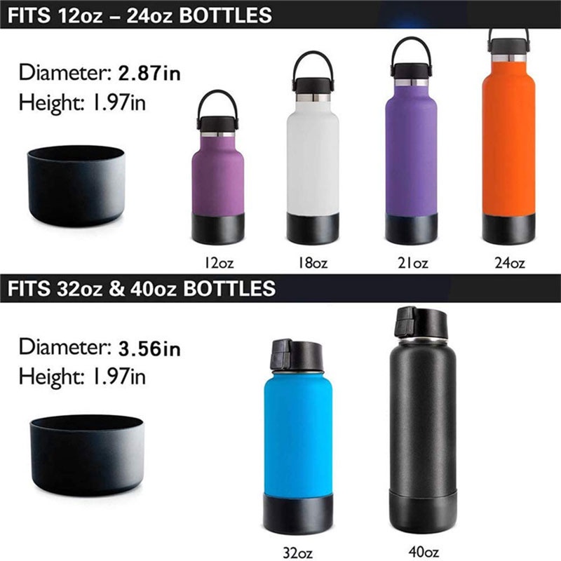 Anti-slip Silicone Sleeve For Hydro Flask Water Bottles - Protects From  Scratches And Dents, Doubles As Pet Feeding Bowl - Temu Philippines