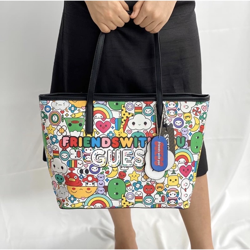 guess friends with you tote
