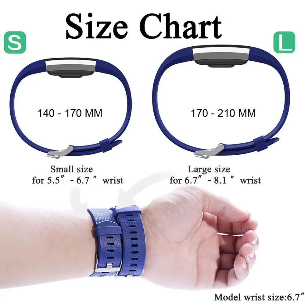 fitbit charge 2 strap size guide