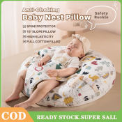 Seekiny Newborn Baby Anti-spitting Milk Pillow with Animal Print