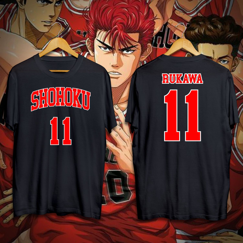 Anime Slam Dunk SHOHOKU Print Street Basketball Jersey No.10 Vest T-Shirt  Tops