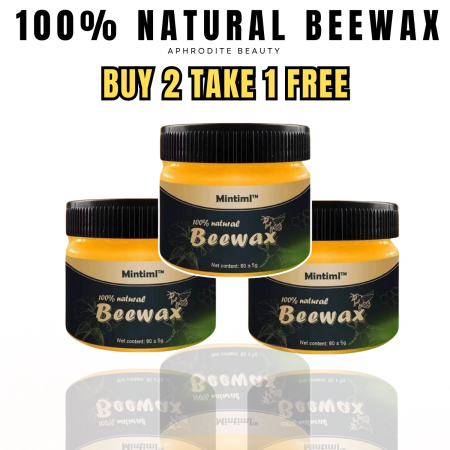 B2T1 Organic Beeswax Furniture Polish - All Natural Wood Wax