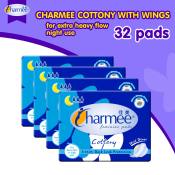 Charmee Cottony Heavy Flow or Night Use Napkin - 4 packs