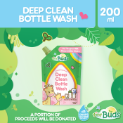 Tiny Buds Deep Clean Baby Bottle Wash 200ml