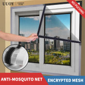 Velcro Adjustable Window Screen Net - Anti-Mosquito Mesh (UUOY)