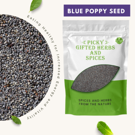 Picky Blue Poppy Seeds from Turkey 50g-250g