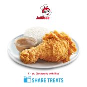 Jollibee 1 - pc. Chickenjoy with rice