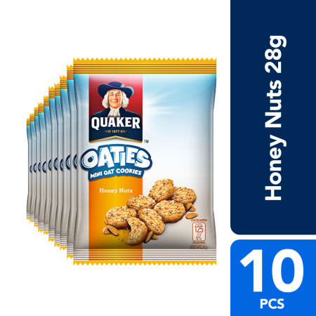 Quaker Oaties Honey Nuts 28g