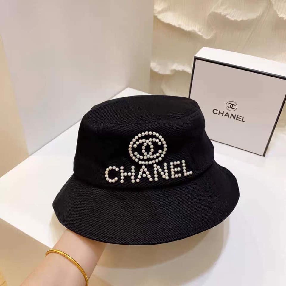 Chanel  Black Cotton Terrycloth Bucket Hat  VSP Consignment