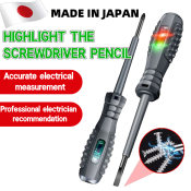 BSIDE Electric Tester with LED Light and Magnetic Screwdriver Set