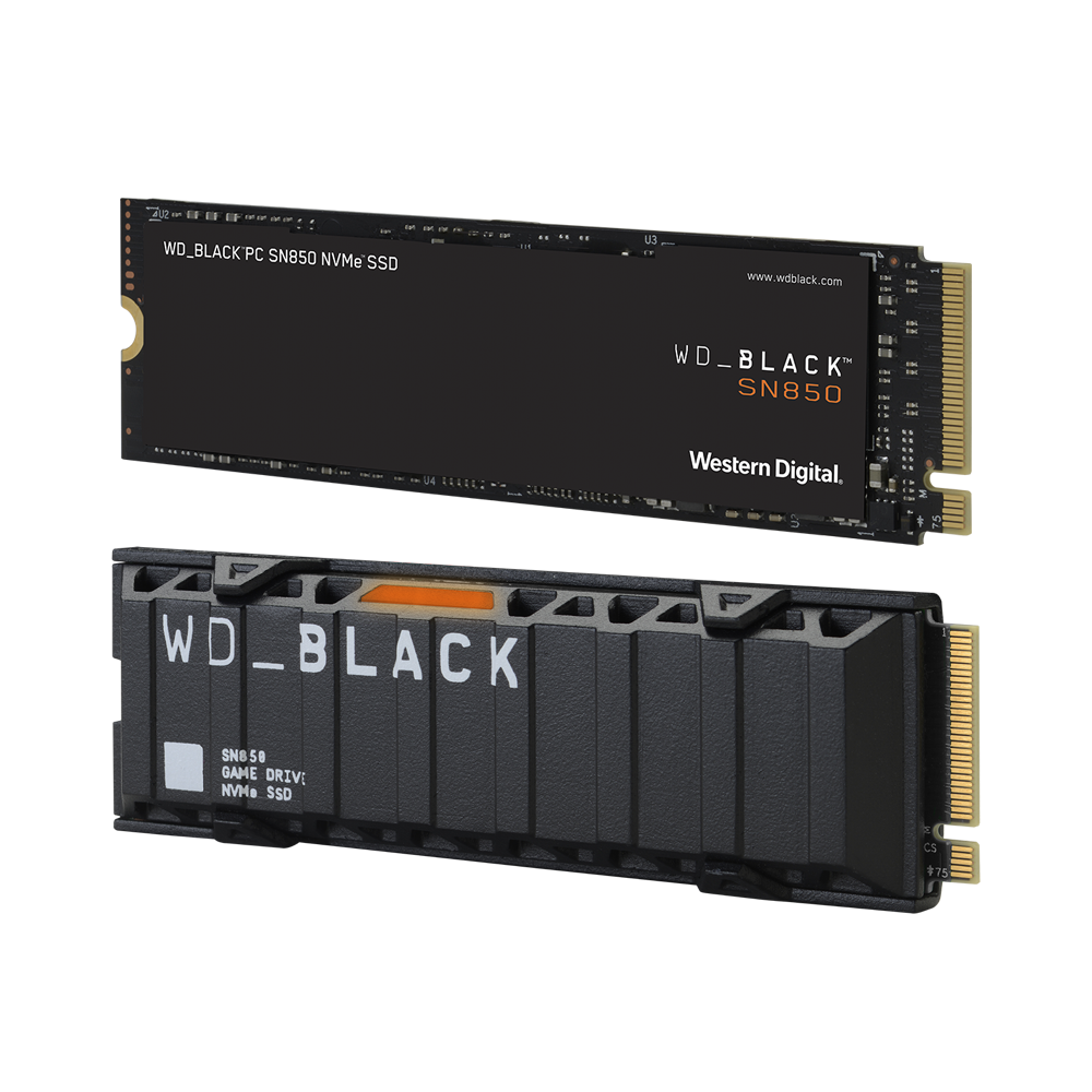SSD NVME WD 500GO BLACK SN850 NVME GEN4 M.2 - WDS500G1X0E