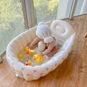 Inflatable Baby Bath Tub & Pool - PVC Outdoor Fun