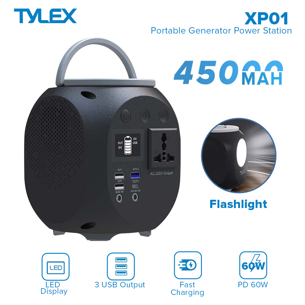 TYLEX XP01 Portable Generator Power Station 45000mAh Powerbank