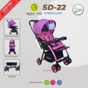 Apruva SD-22 Aller Deluxe Purple  Stroller for Baby