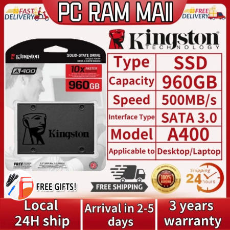 Kingston A400 SSD: Fast, Reliable Storage for Laptop/Desktop