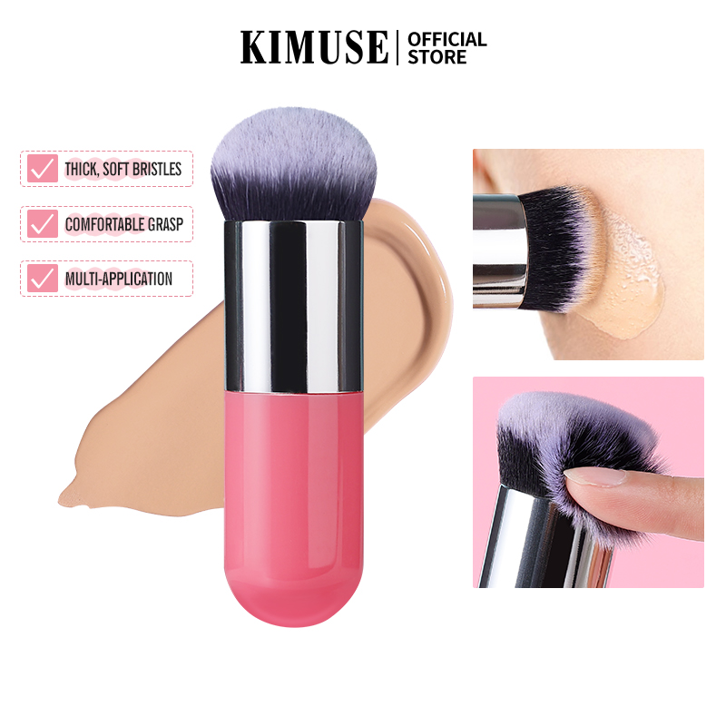 Discount on Kimuse  shoes - SKU:  Thick Soft Bristles Foundation Makeup Brush Multi