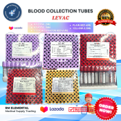 Levac Purple Top Blood Collection Tubes - Multiple Sizes