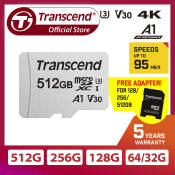 Transcend USD300S UHS-I MicroSD Memory Card | 16GB-512GB