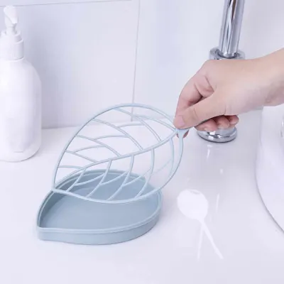 Soap Box Dish Multi-functional Household Storage Soap Box Bathroom Toilet Shower Draining Rack Case Tray Holder by JUST4U (2)