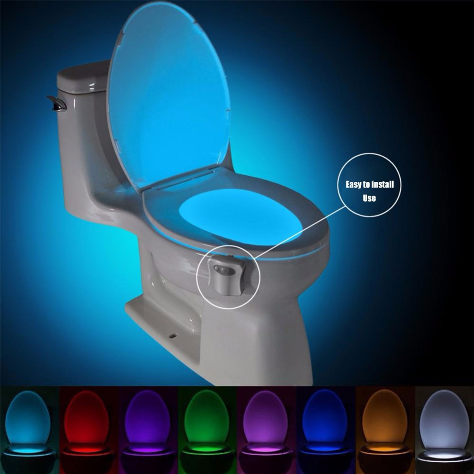 vintar rechargeable toilet light