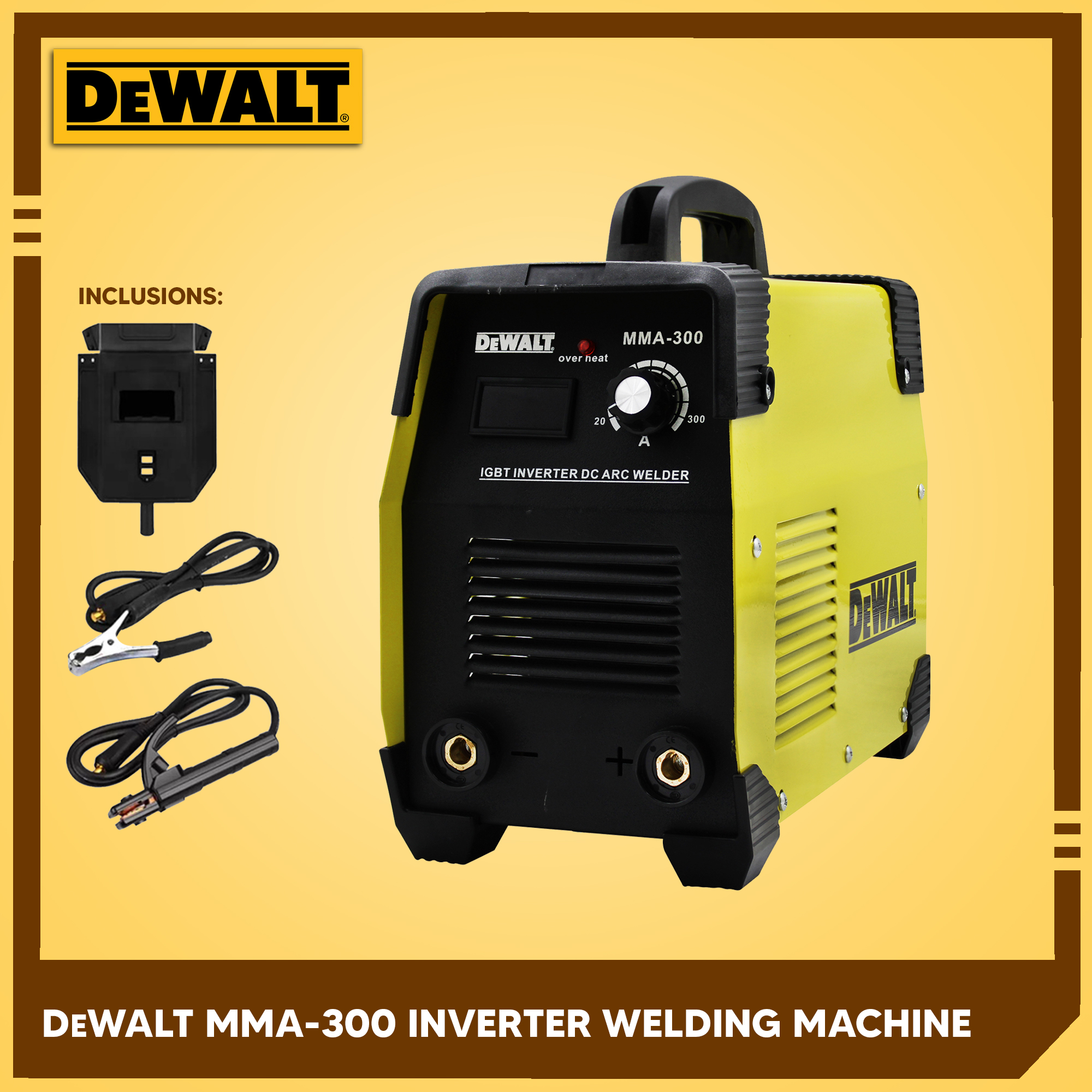 DeWALT MMA-300 Inverter Welding Machine