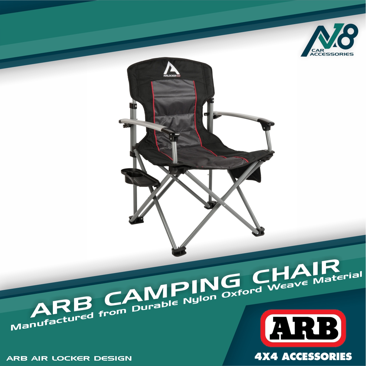 ARB Air Locker Camping Chair with Carry Bag Genuine Lazada PH