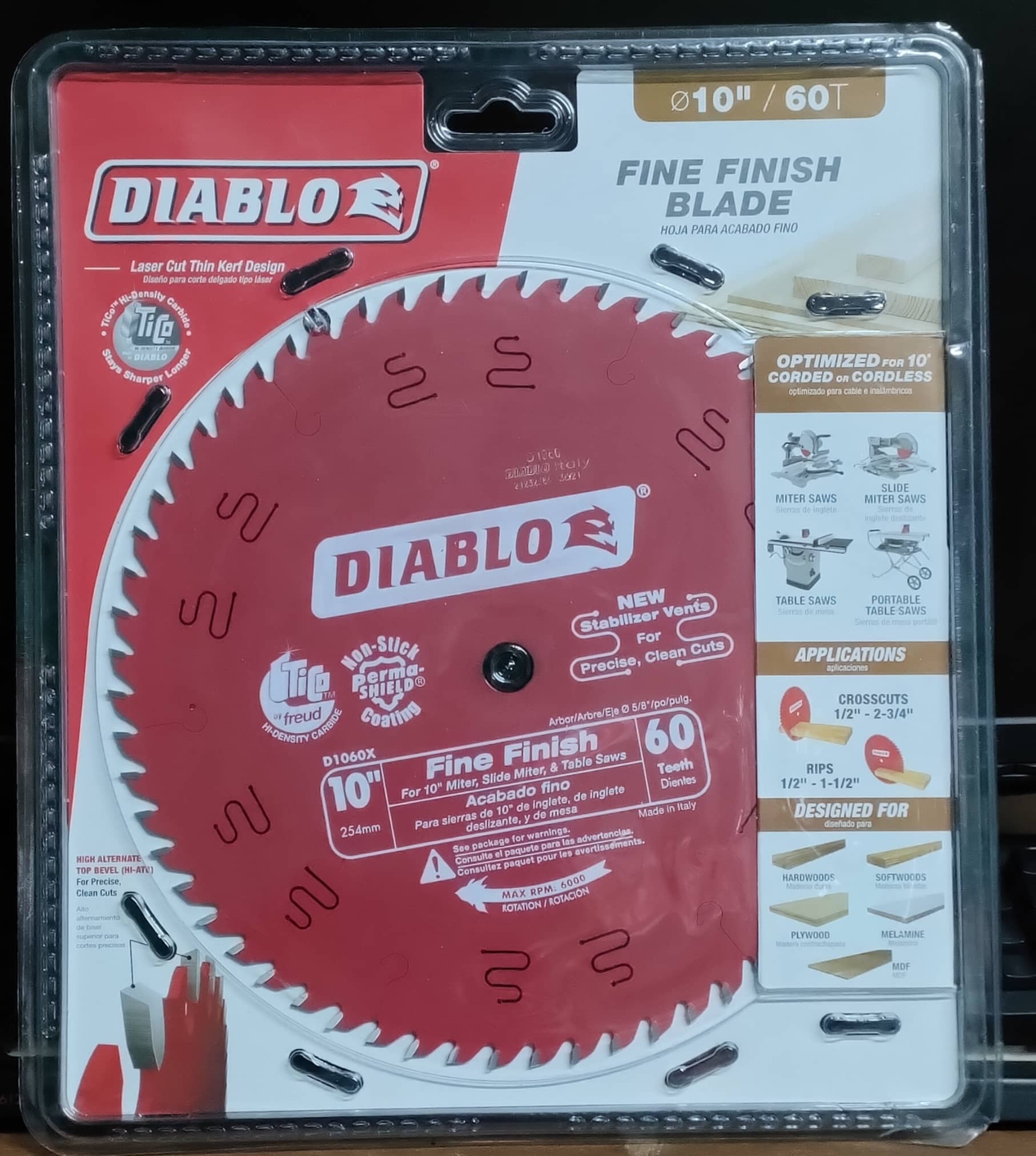 Buy Diablo 10 Inch Circular Saw Blade online