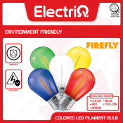 Electriq l Firefly Basic Colored LED Filament Bulb 1W E27