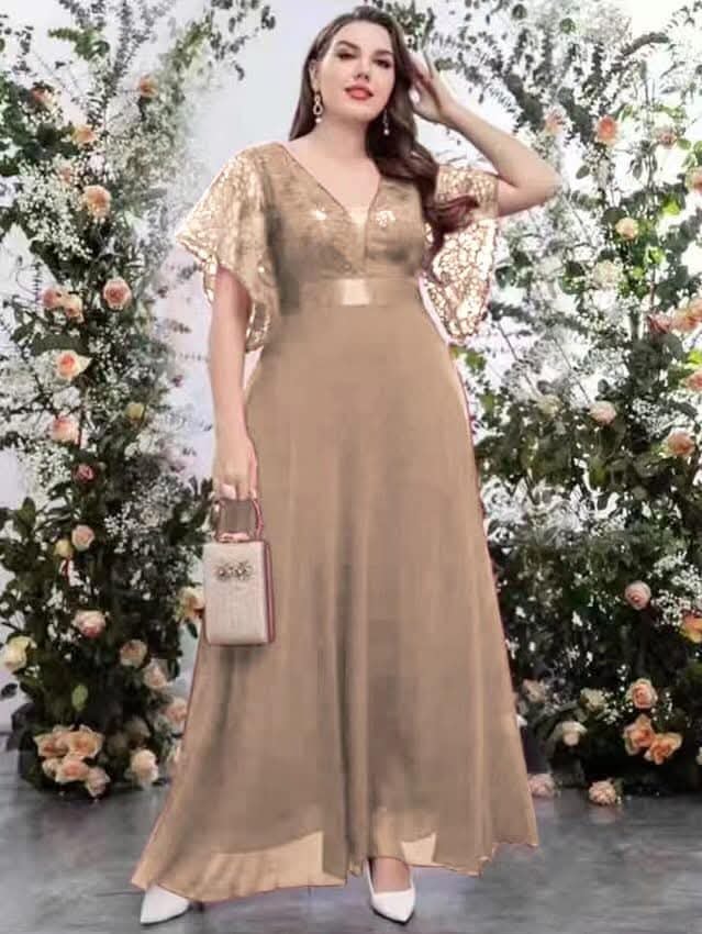 Wedding Gown For Ninang Plus Size - Elegant Lace Formal Dress For Special  Events | Lazada Philippines