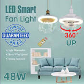 COD LED Ceiling Fan with Remote Control and Multi-Function Abilities
