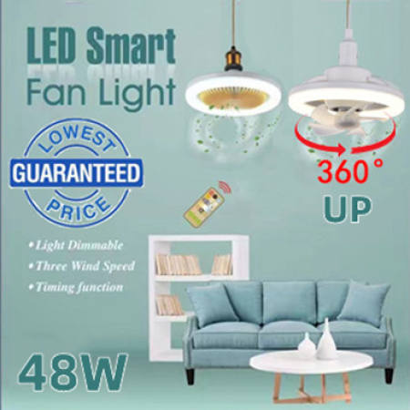 COD LED Ceiling Fan with Remote Control and Multi-Function Abilities