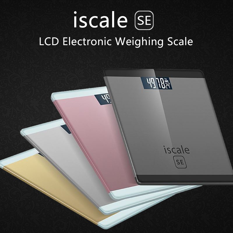 Iscale Portable Bathroom Body Weight Scale