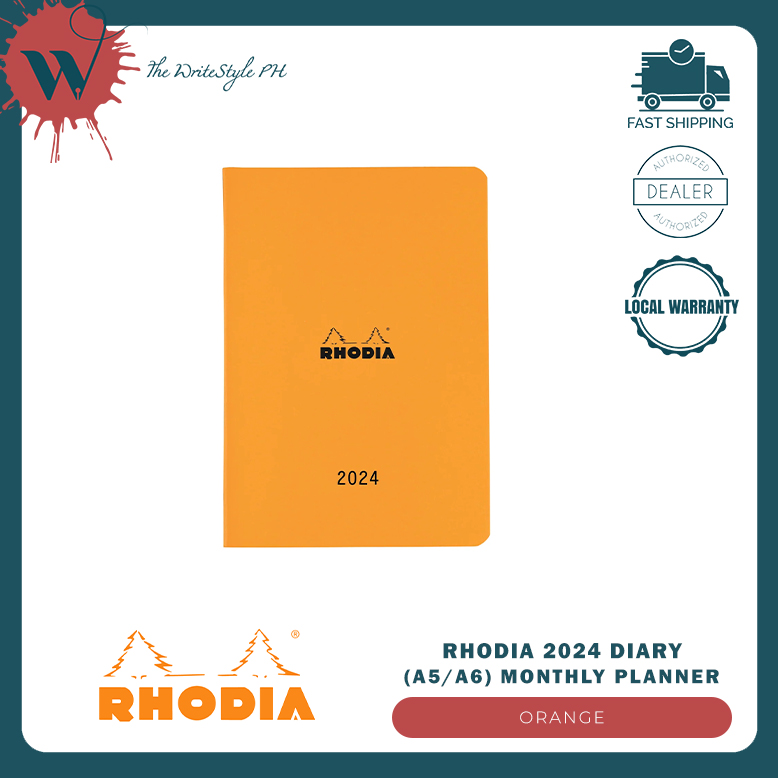 2024 Rhodia 12-Month Weekly Planner - Peacock Green with Elastic Closure by  Rhodia