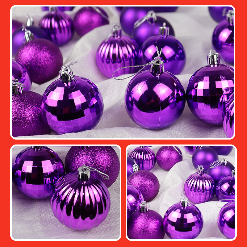 34 Pcs Christmas Tree Decoration Balls 6cm 55％以上節約