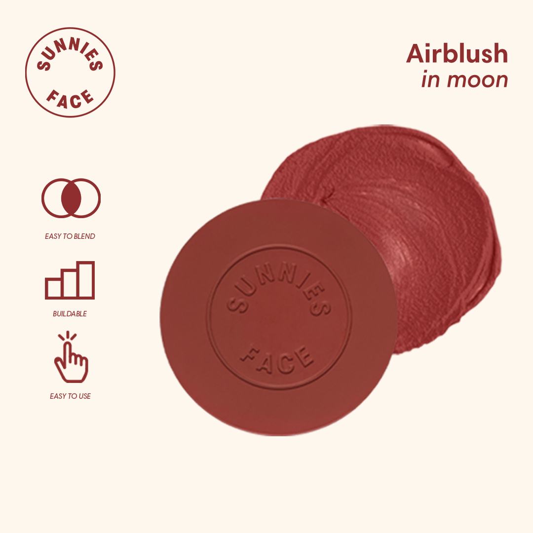Discount on Sunnies Face  shoes - SKU: Sunnies Face Airblush [Cream Blush & Cheek Tint] (Moon)