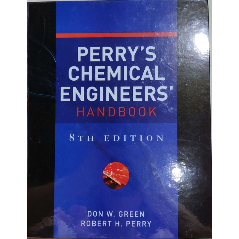PERRY'S CHEMICAL ENGINEERS Handbook 8th ed. by Green&Perry | Lazada PH