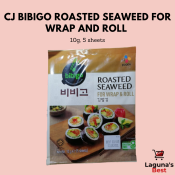 CJ Bibigo Roasted Seaweed For Wrap and Roll 10g, 5 sheets