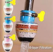 Universal 6-Layer Faucet Filter for Kitchen Tap Water Purification