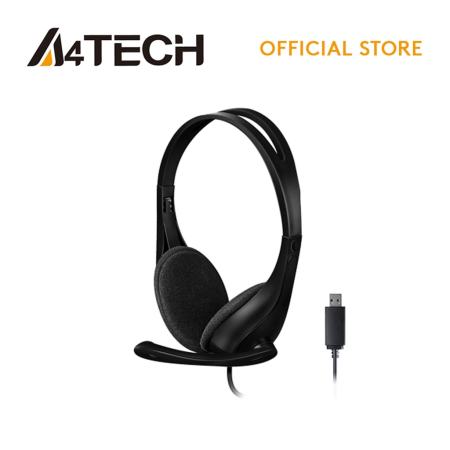 A4Tech USB On-Ear Headset with Noise-canceling Mic