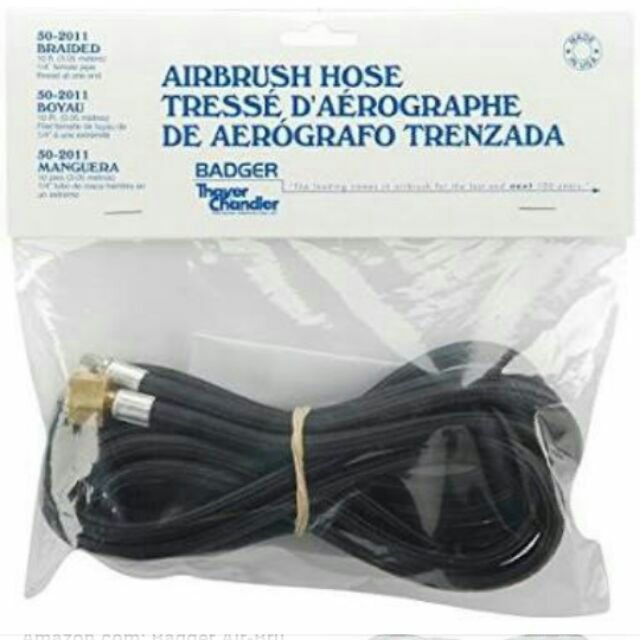 Badger Air-Brush 10-Feet Company Braided Air Hose (50-2011)