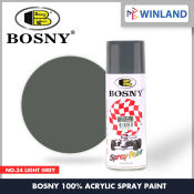 Bosny Acrylic Spray Paint in Light Grey - WINLAND