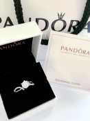 Pandora Silver Diamond Promise Ring - High-Quality Girl's Fashion